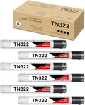 TN322 Toner Cartridge 6 Pack Black I234828