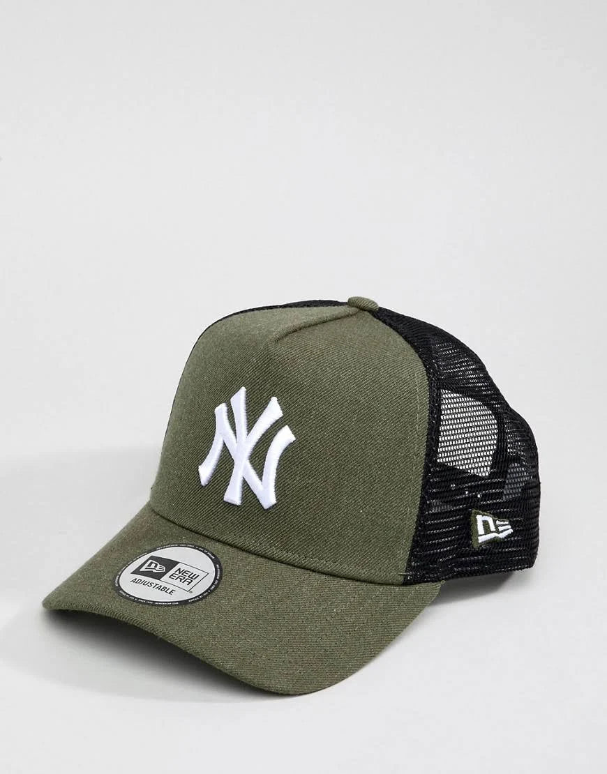 Heather Olive Adjustable Trucker Cap C18027