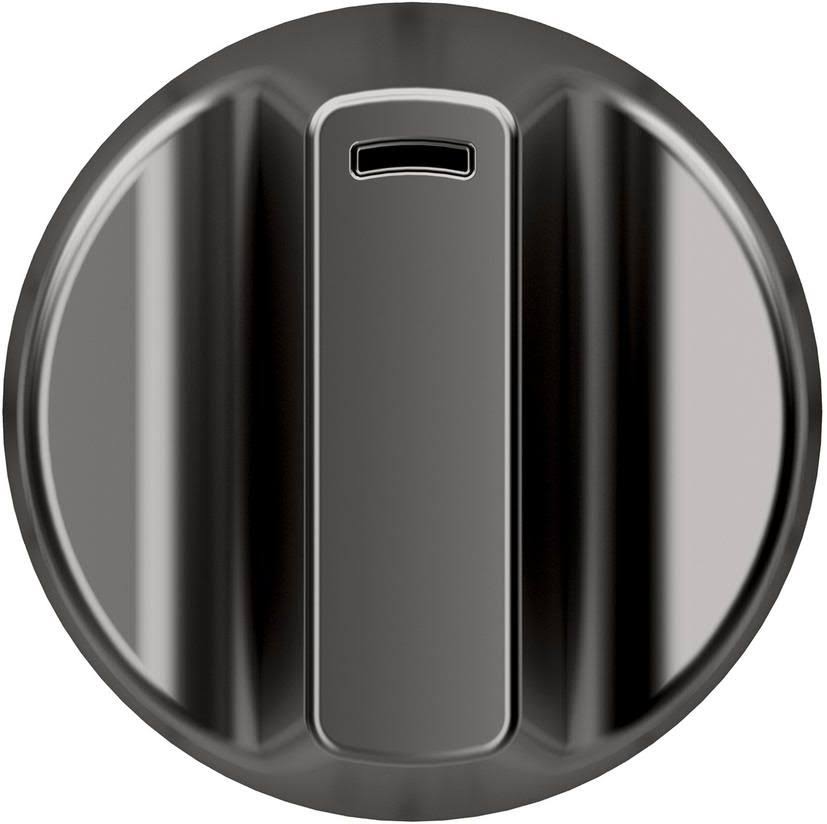 Brushed Black Electric Cooktop Knobs A836