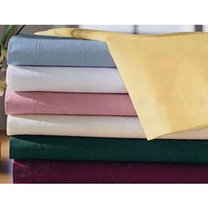 Medium Blue 200 Thread Count Sheets for Standard Beds and Waterbeds J45814
