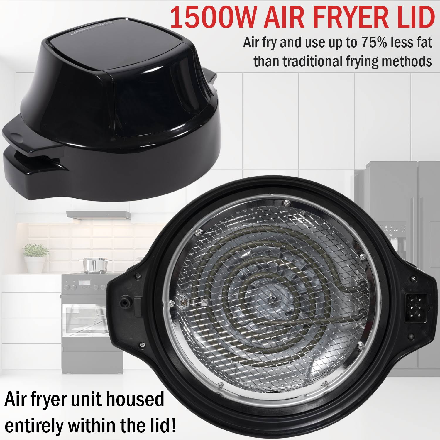 9-in-1 Pressure Cooker, Slow Cooker, Air Fryer, 6.5 qt J970