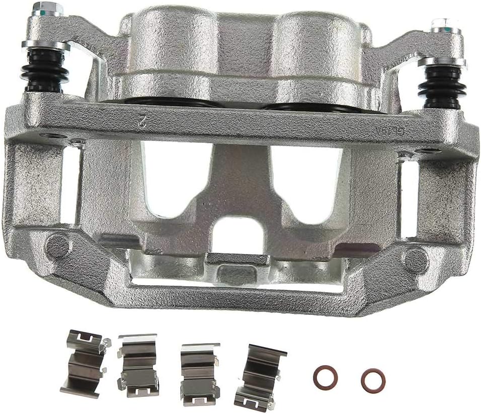 Brake Caliper Assembly with Bracket Rear Left Driver Side Pack of 2 S61422