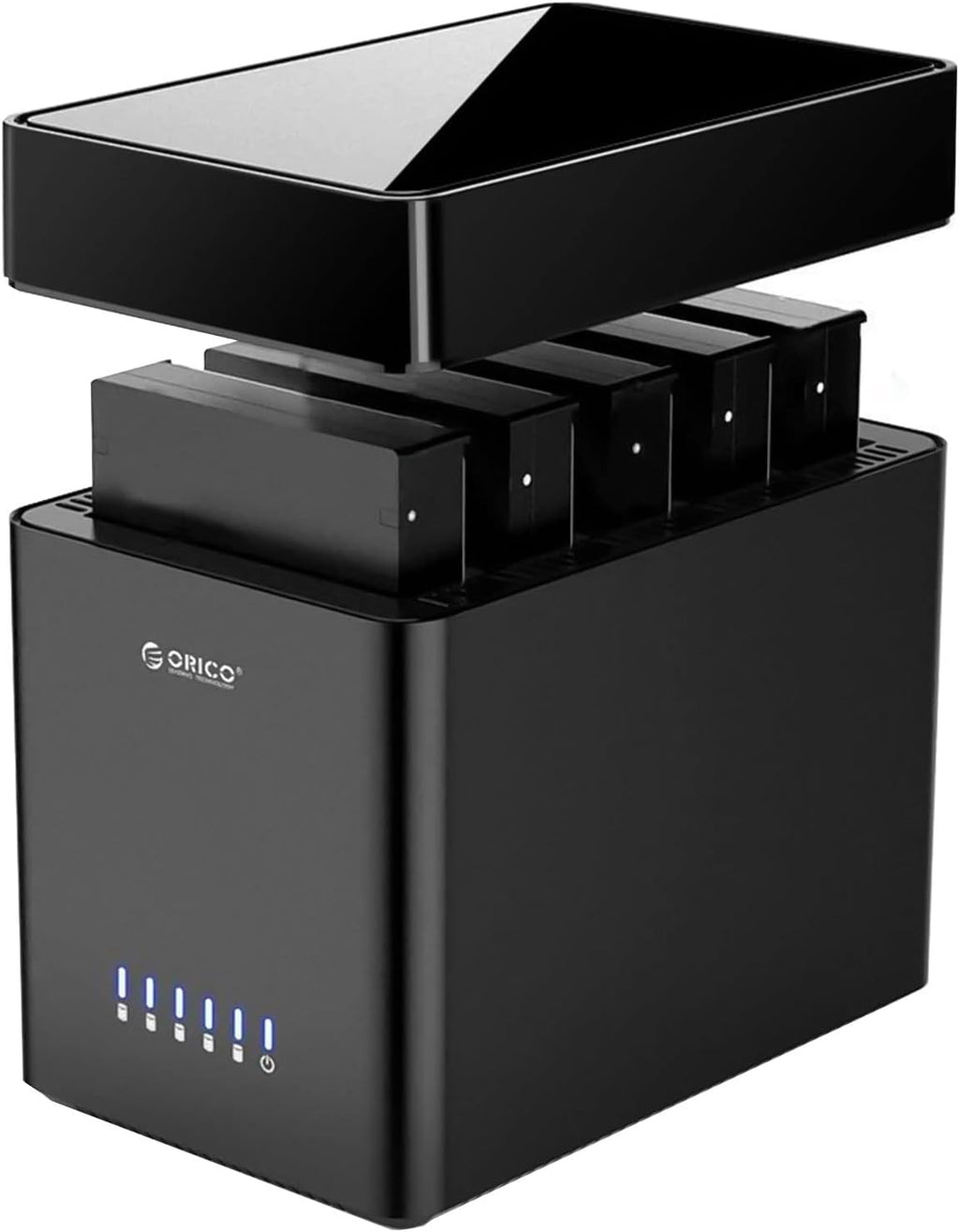 2Bay Tool-Free External Hard Drive Enclosure USB3.0 to SATA 3.5inch with Fan M386