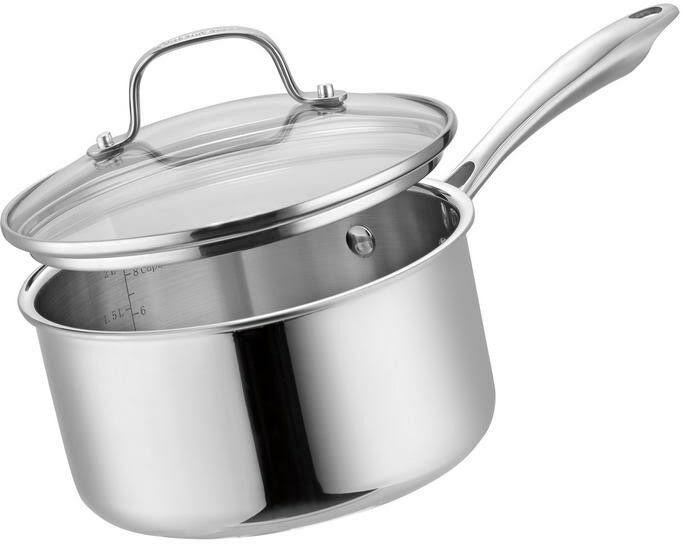 10-Piece Stainless Steel Cookware Set D254