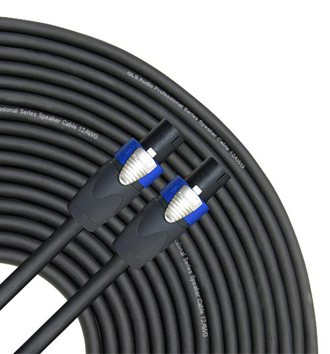 50 ft Speakon to Speakon Speaker Cable 12AWG Black O1490