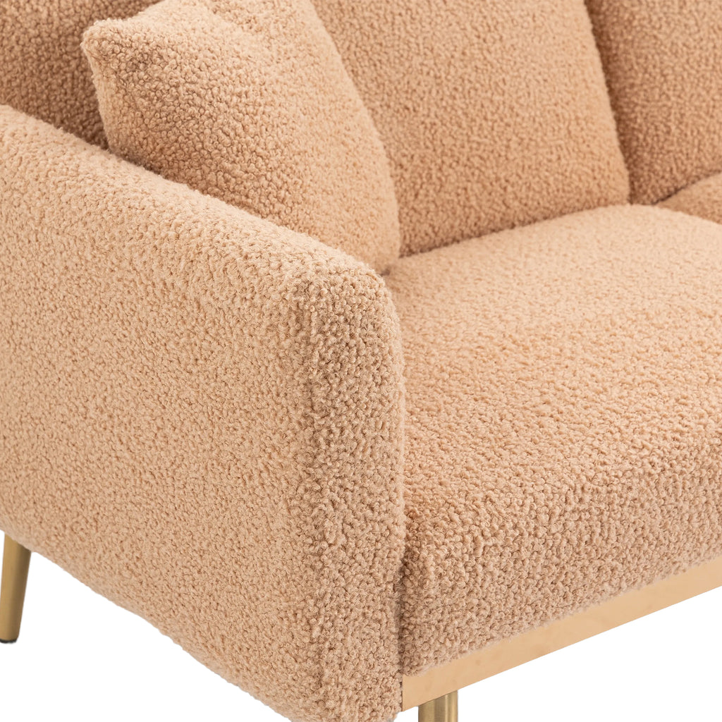 Velvet Sofa with Metal Feet O23114