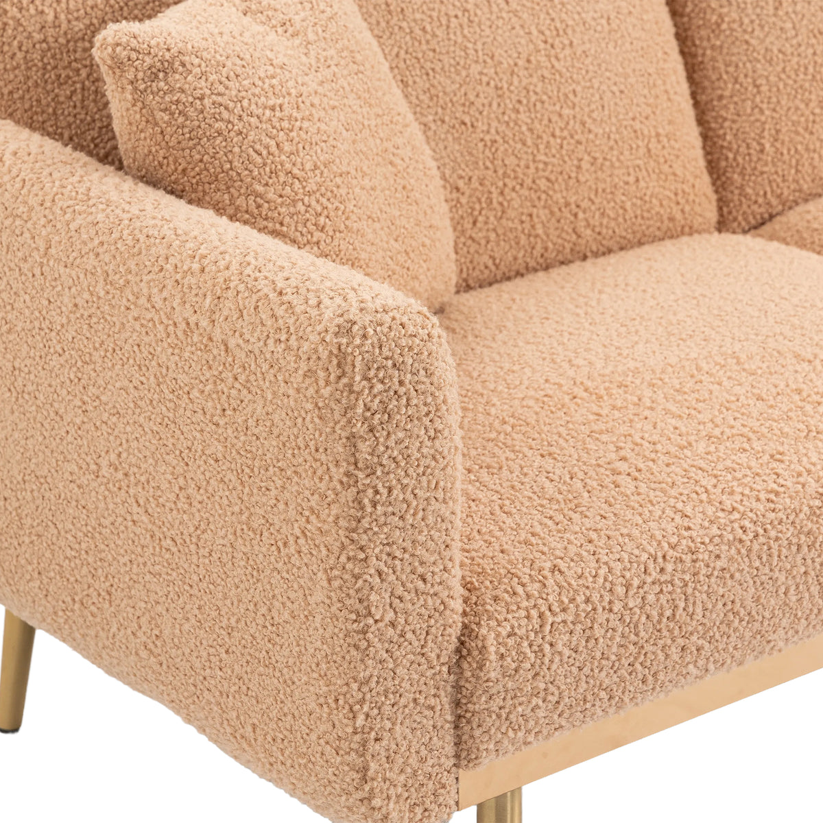 Velvet Sofa with Metal Feet O23114