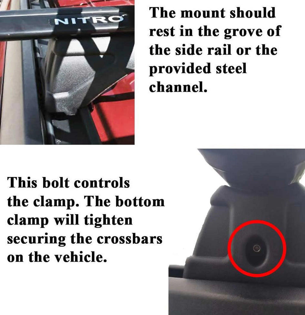 Roof Rack Crossbars for Dodge Nitro 2007-2012 I743170