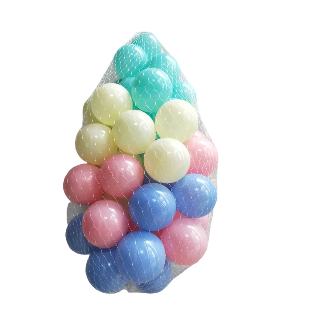 100Pcs Plastic Ocean Balls Pool Accessories T1854