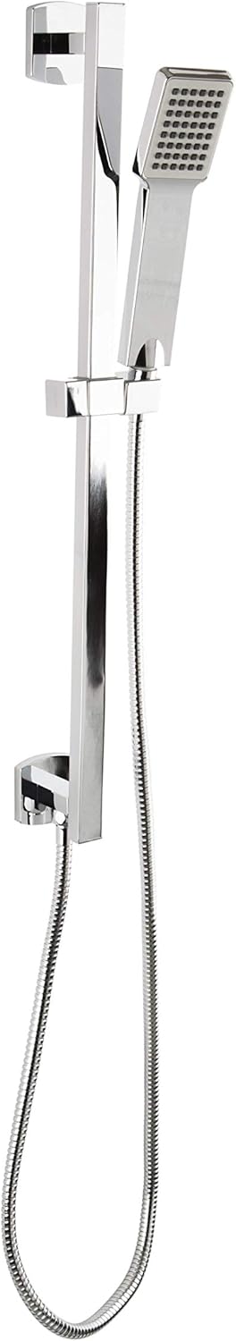 Brushed Nickel Flexible Hand Shower with Slide Bar P14155