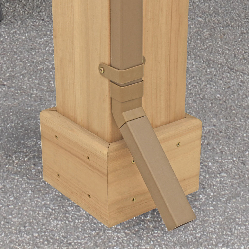 Beige Rain Gutter Kit for 10' x 12' Meridian Gazebo G670501