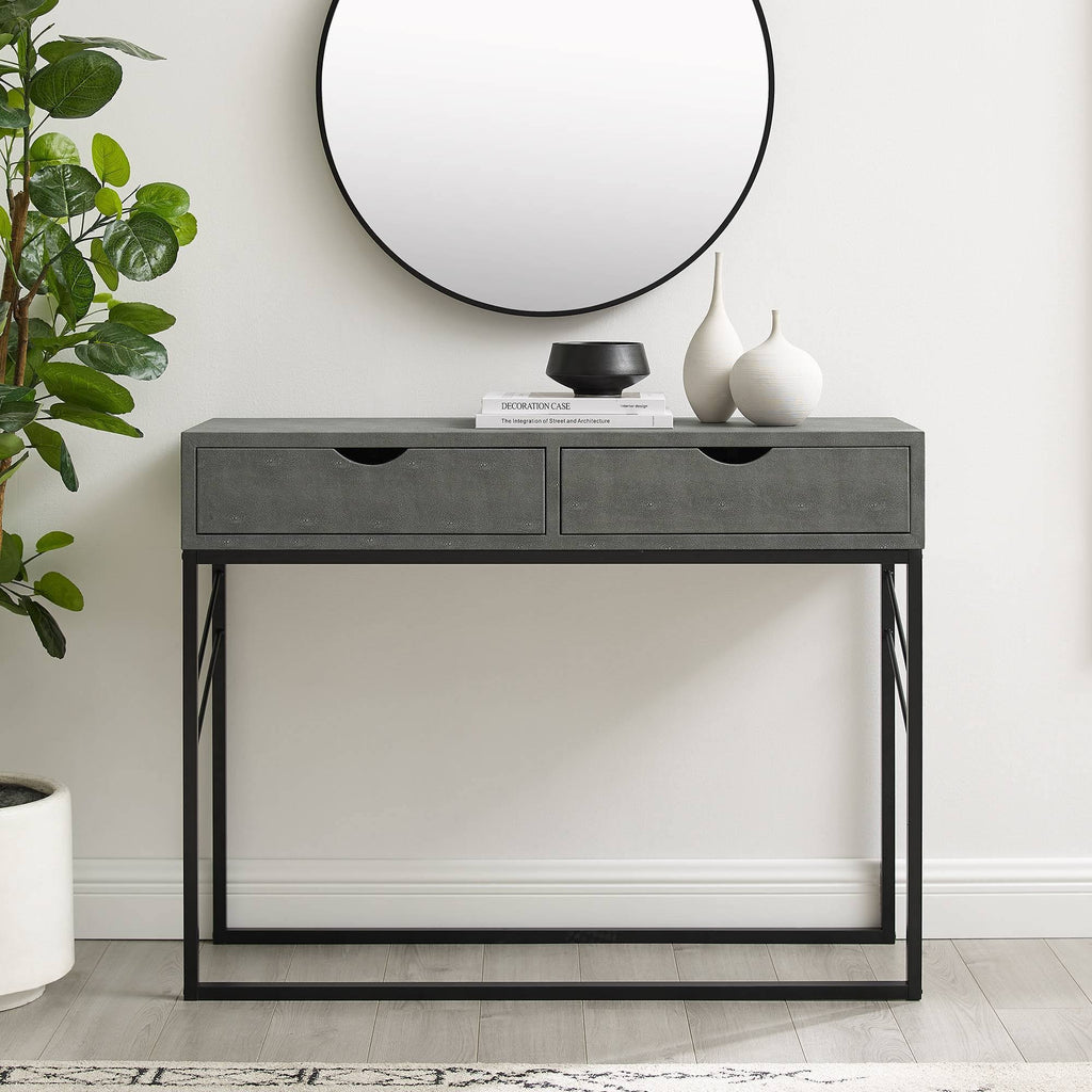 Gray 2 Drawer Entry Table S335592