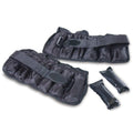 Black Adjustable Ankle Weights 10-20lb Pair M9778