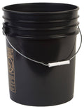 Black HDPE 5 Gallon Bucket 12 Pack O78417