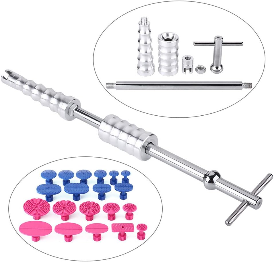 T Bar Slide Hammer Glue Puller Tabs Car Body Tools Pack of 2 V562309