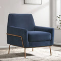 Blue Accent Arm Chair N7576
