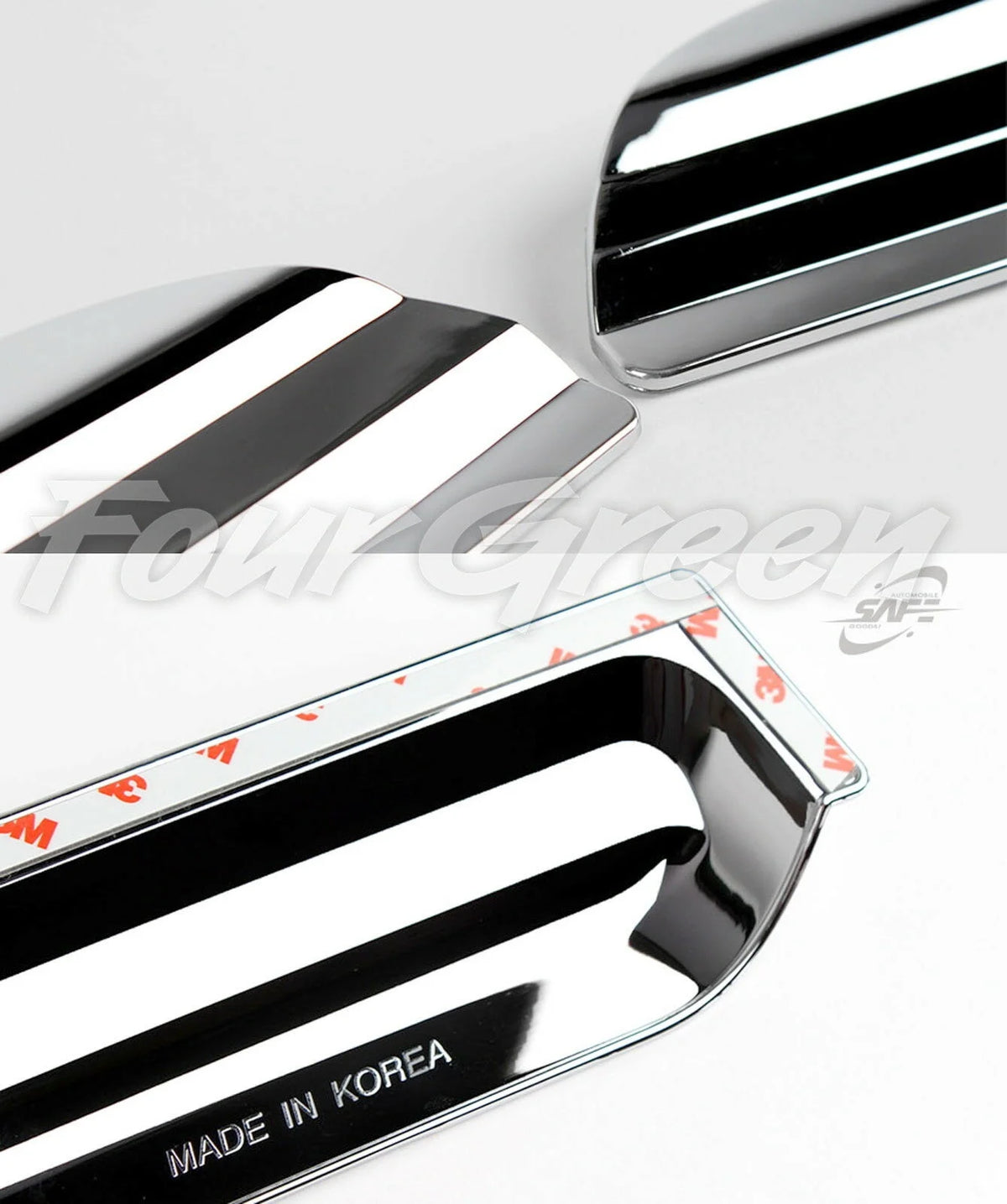 Chrome Window Wind Visors Sun Rain Deflectors Guards for Kia Forte 2009 - 2012 Q687851
