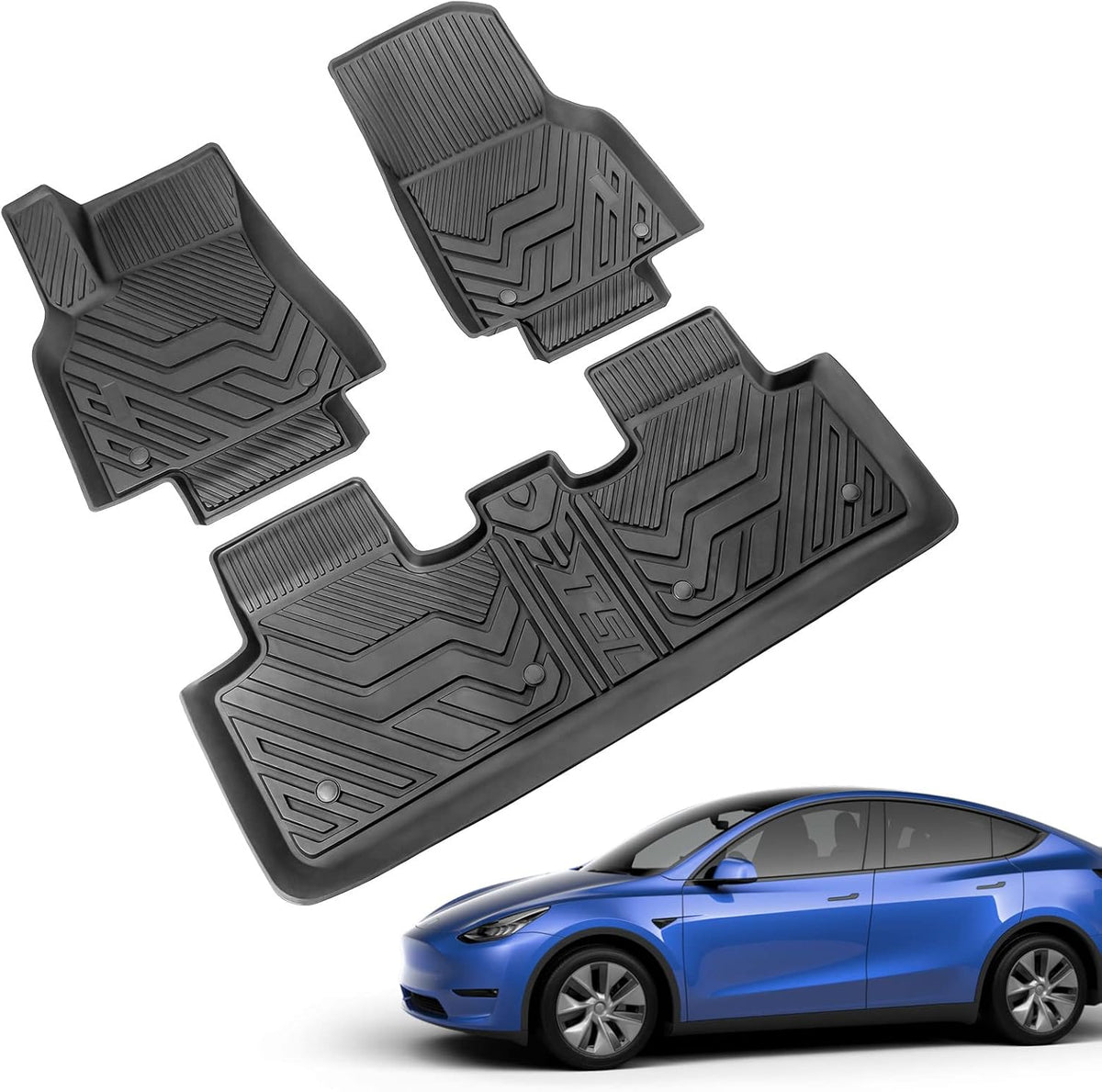 Tesla Model Y Trunk Mat Cargo Liner (A Set of Four) T325080