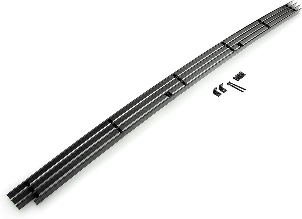 Black Billet Bumper Grille Overlay L189