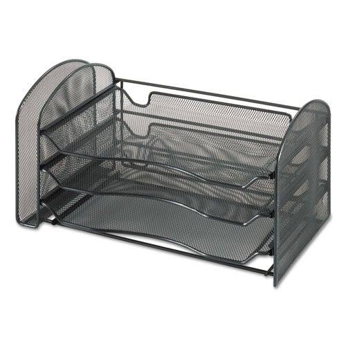 Onyx Mesh Desktop Organizer Black V810