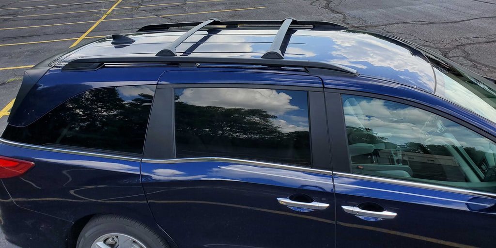 Black Aluminum Roof Rack Crossbars Set of 2pcs V182