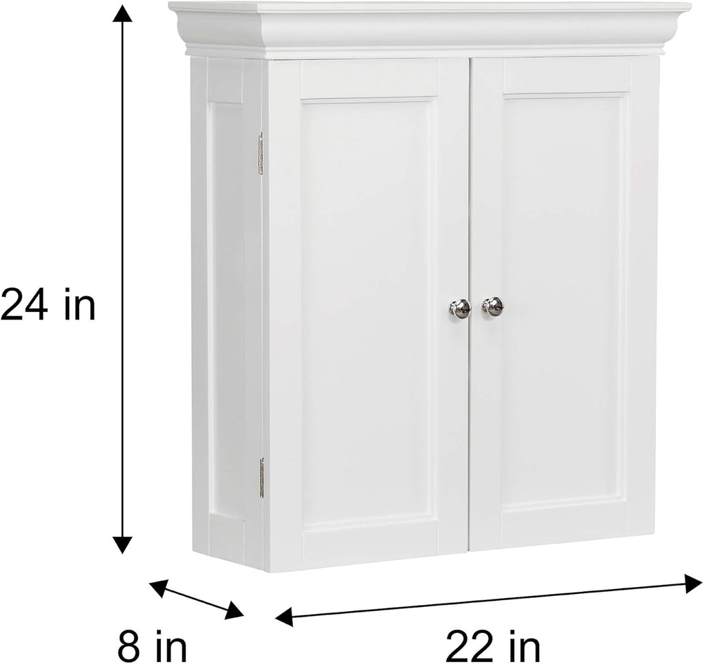 White Detachable Storage Bathroom Cabinet S71762