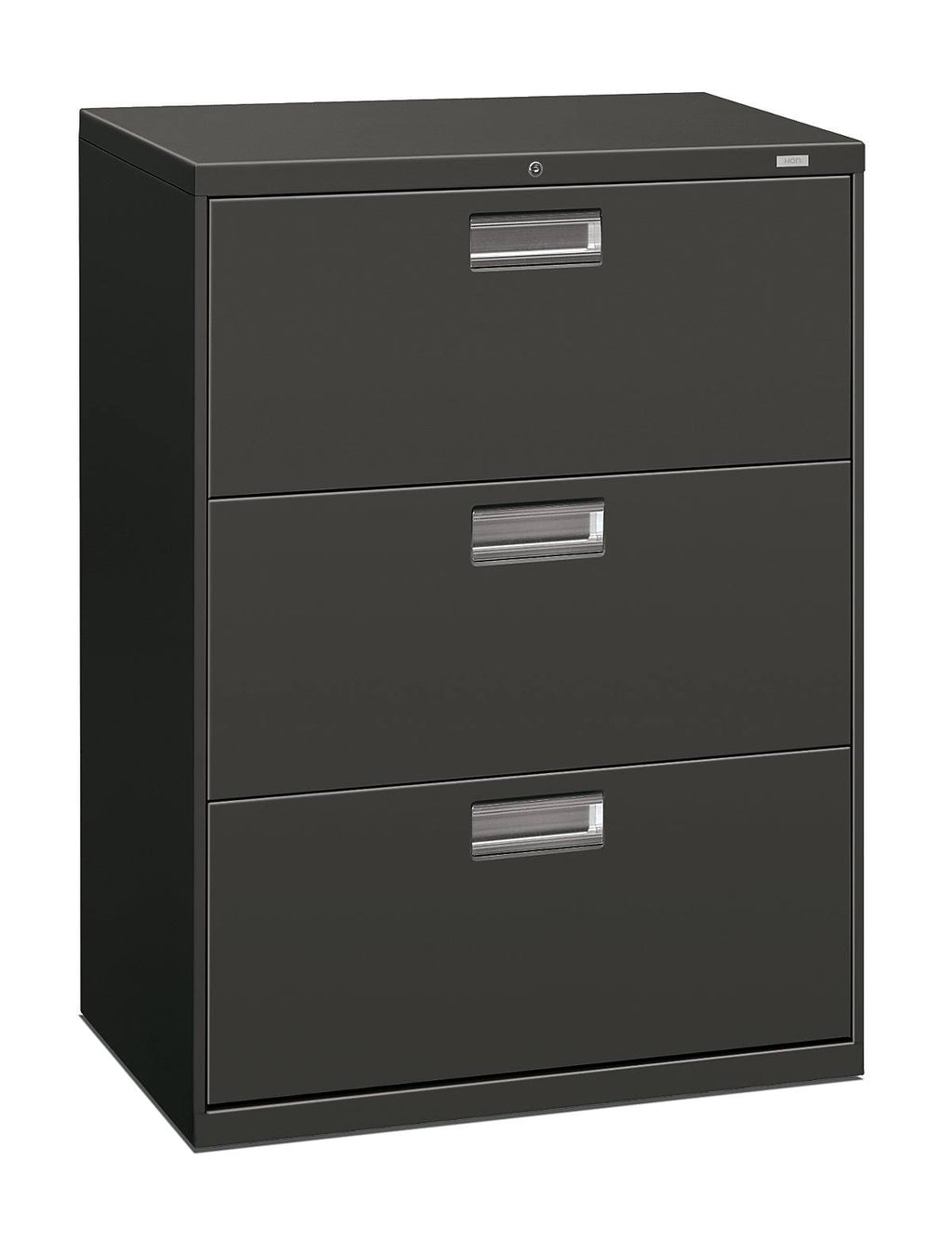 Charcoal Three-Drawer Lateral File Z77010