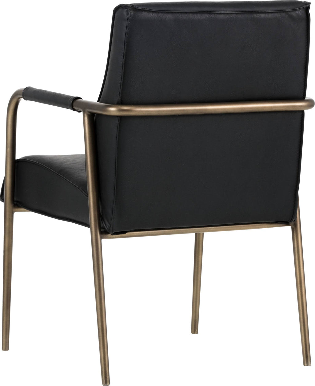 Vintage Black Armchair T669