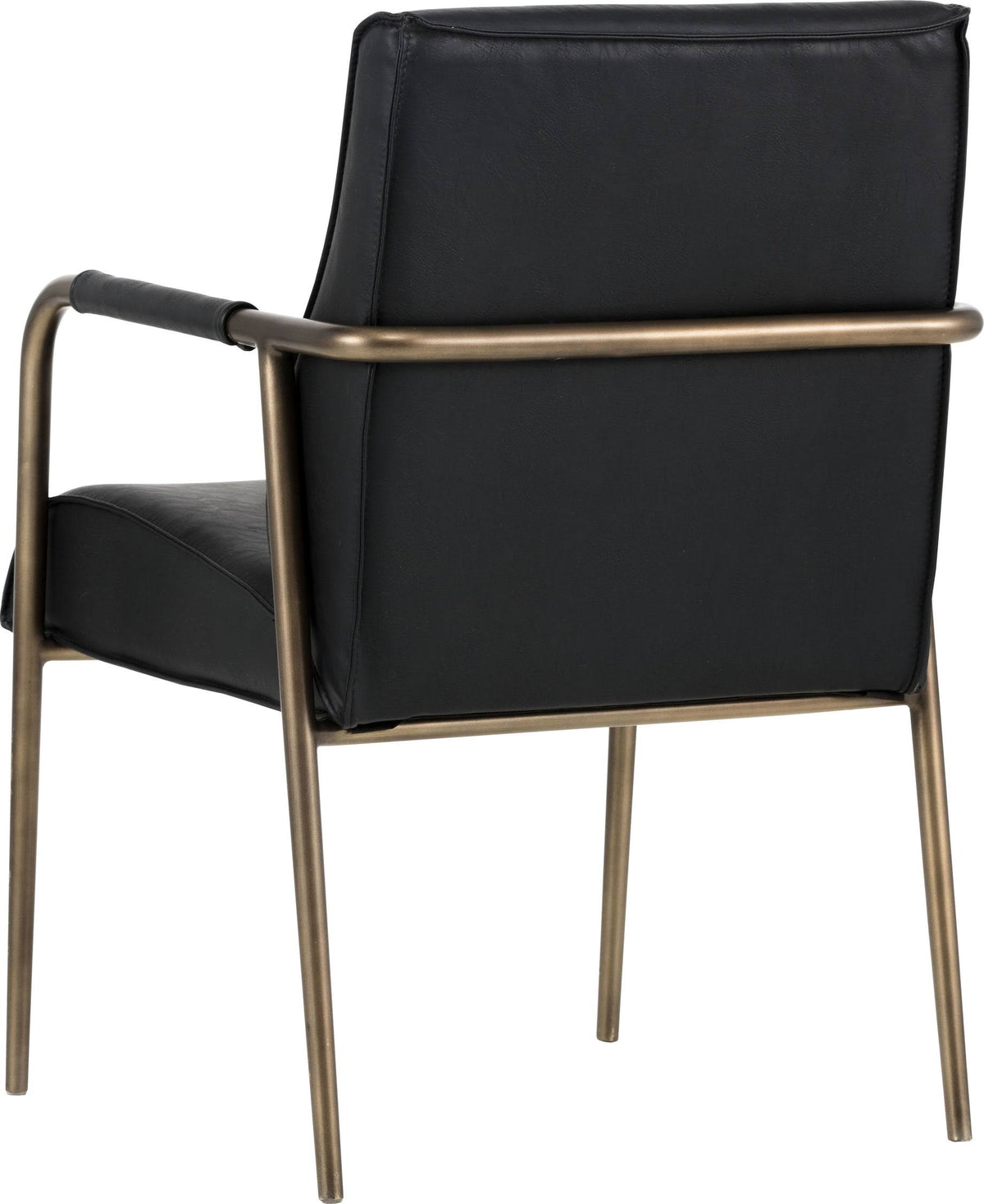 Vintage Black Armchair T669