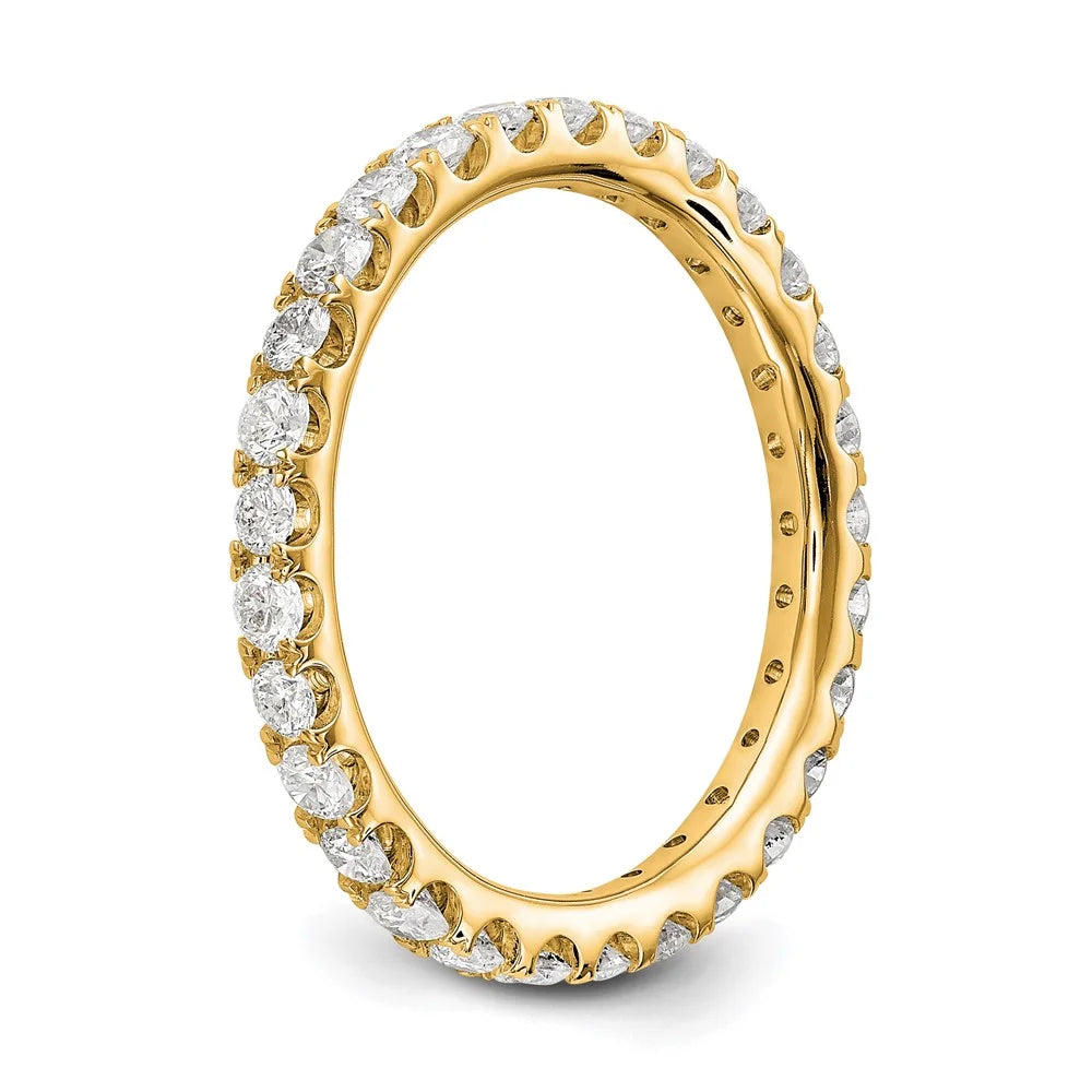 14K 1 carat Lab Grown Diamond Eternity Ring D7221