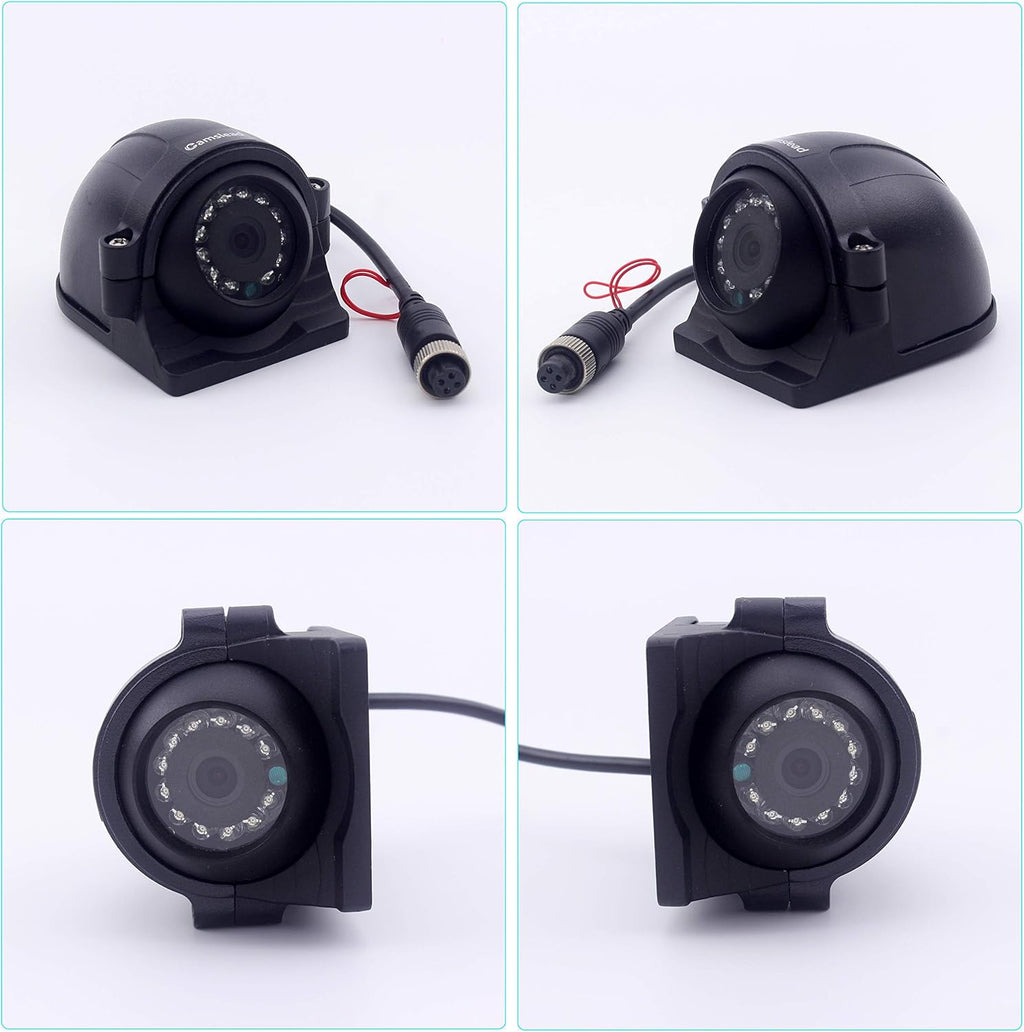 9 inch Monitor Built-in DVR Backup Camera System with Quad Split Screen V6470