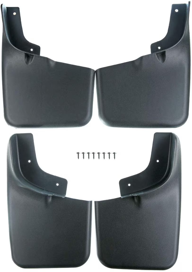 Splash Guards Mud Flaps 4-PC Set for Ford F-150 2004-2014 with Factory Fender Flares U1877