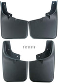 Splash Guards Mud Flaps 4-PC Set for Ford F-150 2004-2014 with Factory Fender Flares U1877