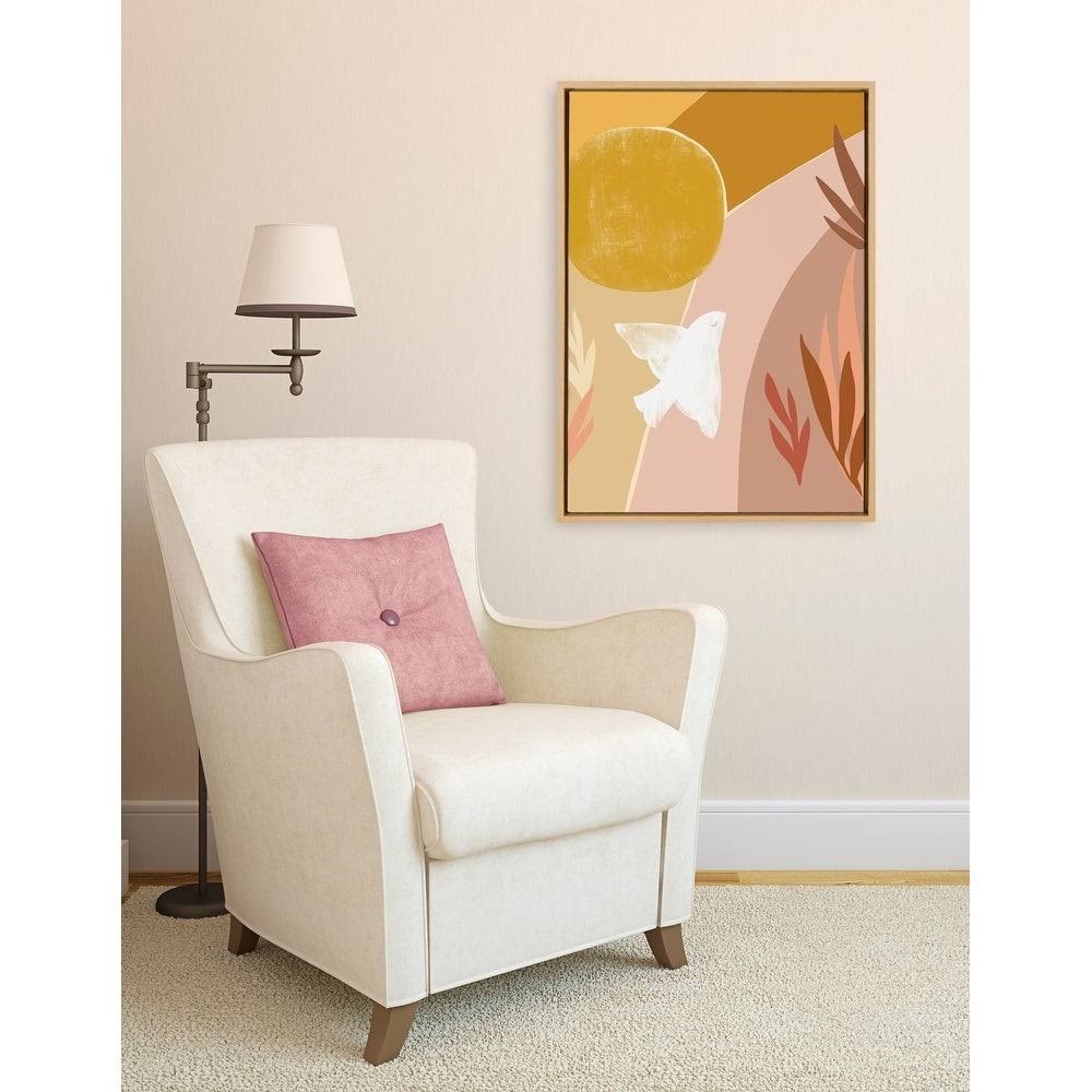 Natural Framed Canvas 18x24 H974