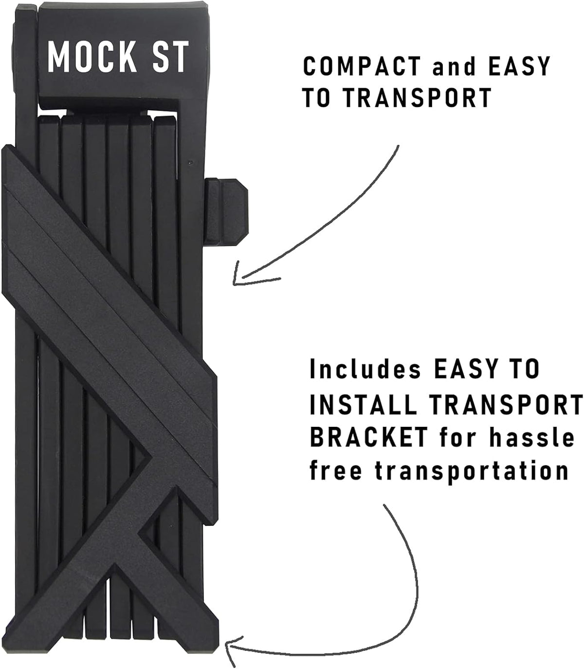 Bike Chain Folding Lock Pack of 2 X11377