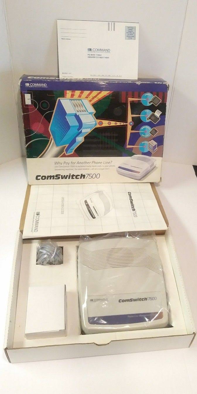 4 Port Line Sharing Phone Fax Modem X84707
