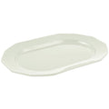 Ivory Sandstone Finish Cast Aluminum Long Prism Tray S949