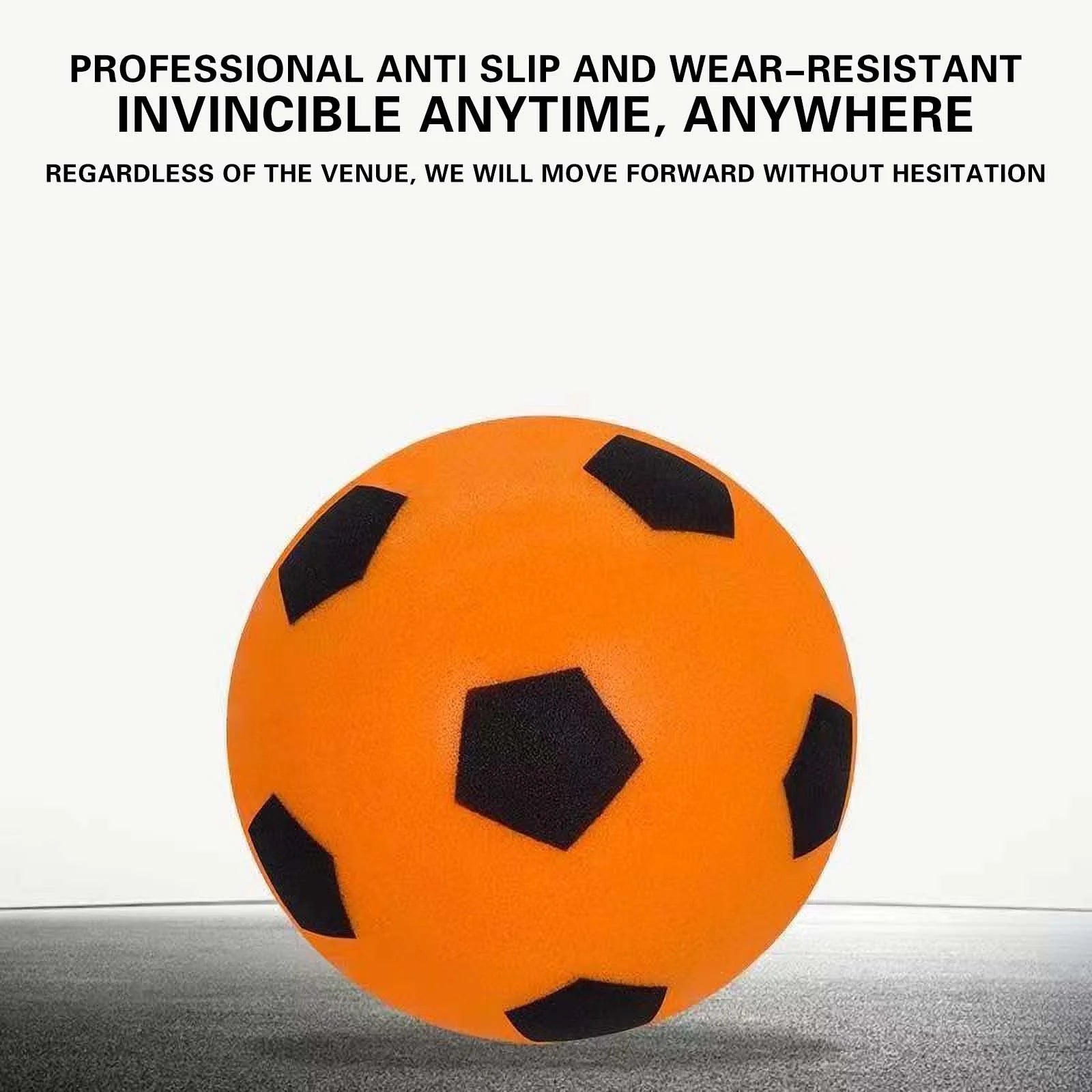 Mute Ball Indoor Children's Silent Football Racket Ball Sports Ball Toys Baby Sponge Ball Frame L132