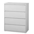 4 Drawer Light Gray Lateral File Cabinet P168