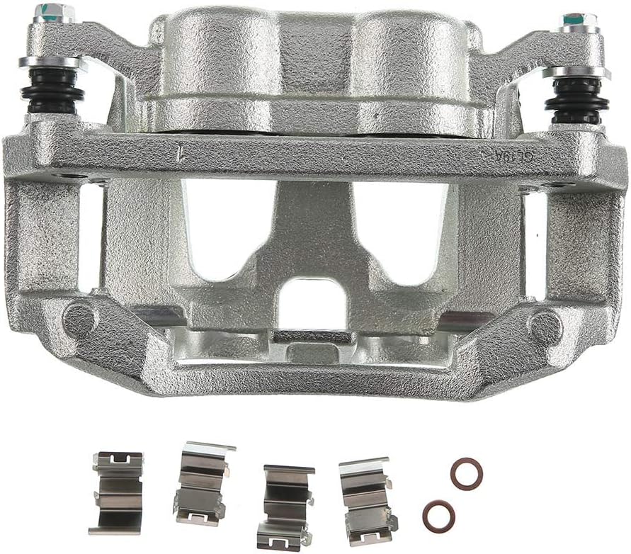 Brake Caliper Assembly with Bracket Rear Left Driver Side Pack of 2 S61422