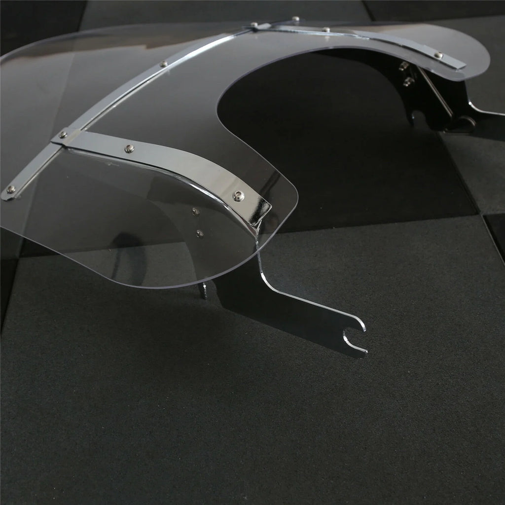 Clear Detachable Windshield Windscreen 28 Inch with Bracket Mounting K260501