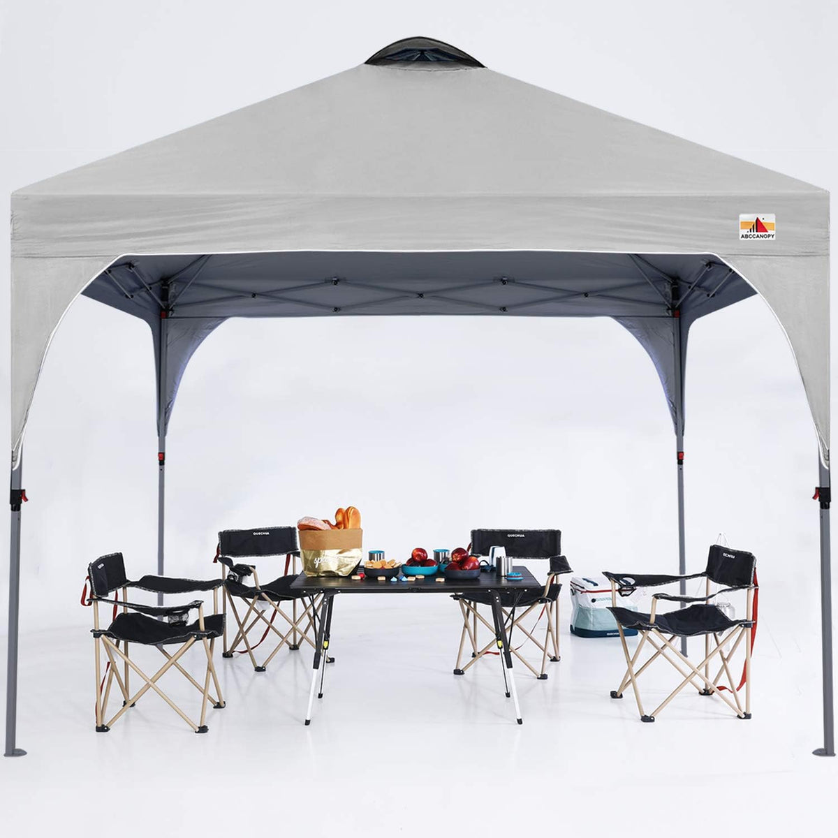 Gray Pop up Canopy Tent 10x10 H3128