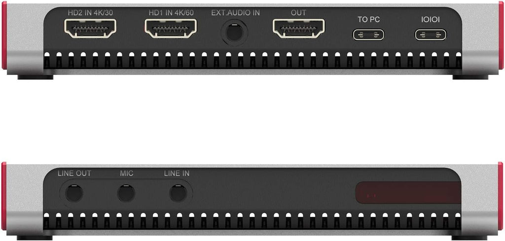 Dual-4K Video Overlay Device and Audio Mixing C186