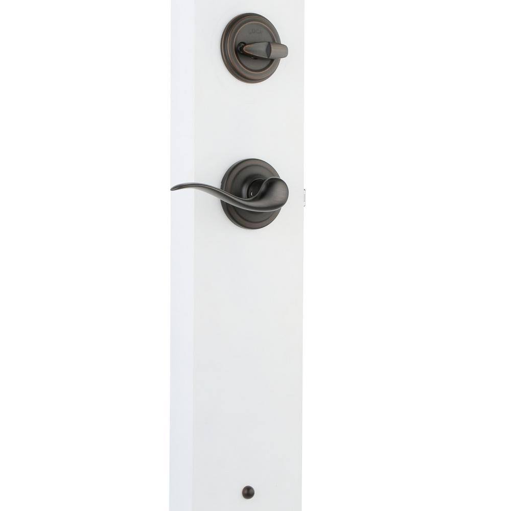 Single Cylinder Handleset with Lever, Venetian Bronze H419