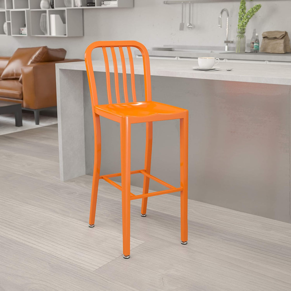 Yellow Metal Barstool P219