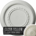 Clear Yellow Ceiling Medallion I67107