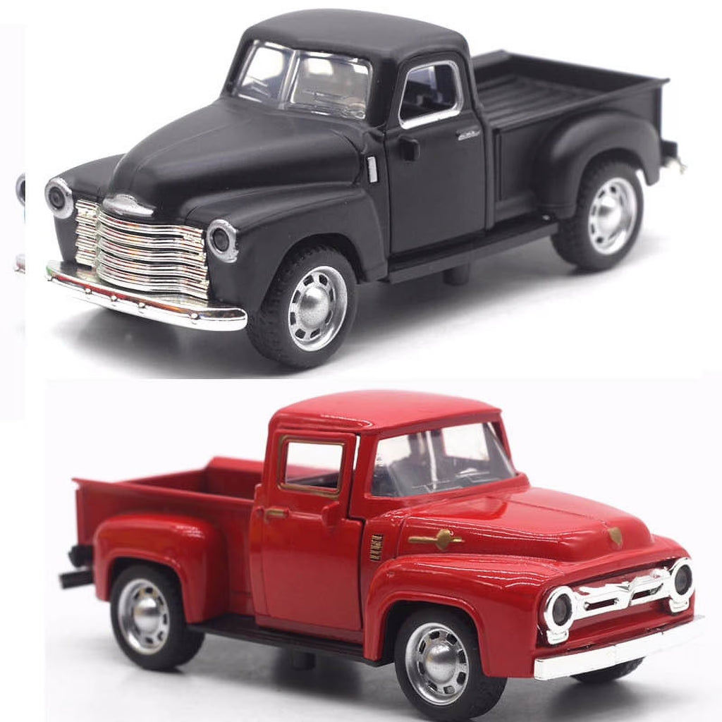 1:32 Vintage Alloy Pickup Truck Pull-Back Car Model Toys H20648