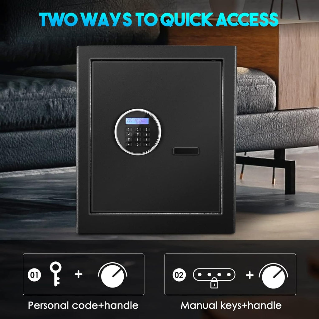 1.72 Cub Fireproof Waterproof Combination Lock Safe Box with Keypad V308