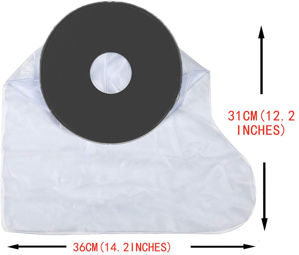 Waterproof Foot Cast Cover for Shower (Black) Y43924