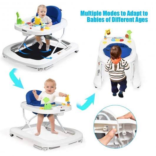 Navy 3 in 1 Foldable Baby Walker S363